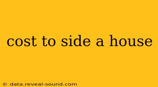 cost to side a house