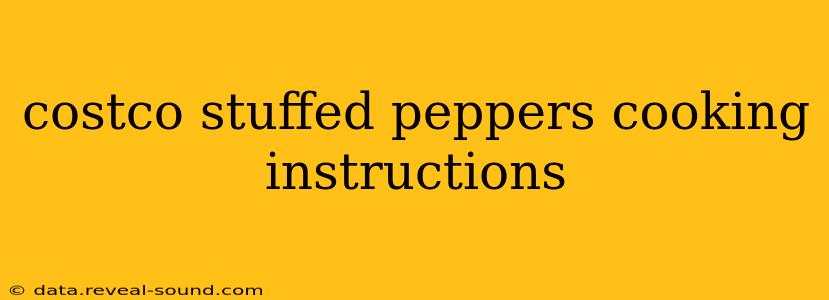 costco stuffed peppers cooking instructions