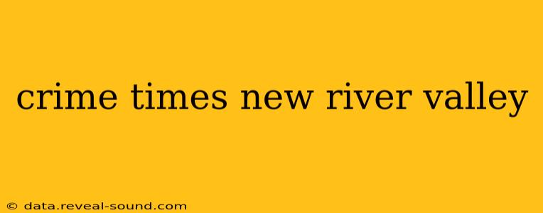 crime times new river valley