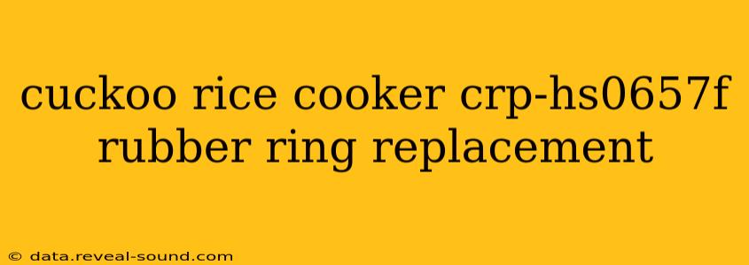 cuckoo rice cooker crp-hs0657f rubber ring replacement