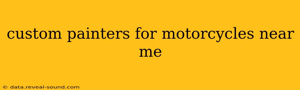 custom painters for motorcycles near me
