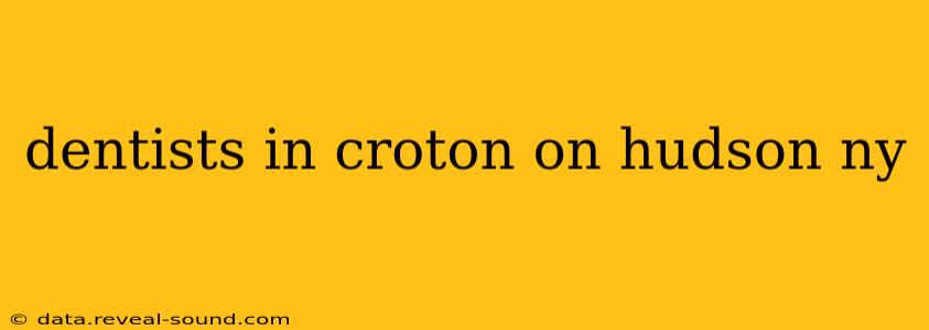 dentists in croton on hudson ny