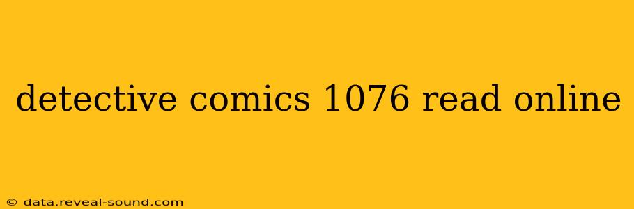 detective comics 1076 read online