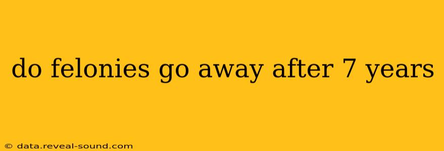 do felonies go away after 7 years