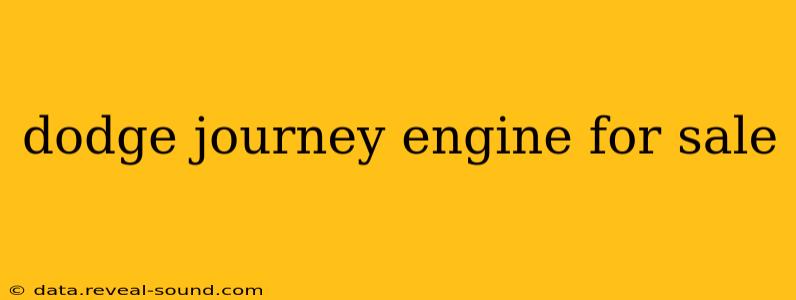 dodge journey engine for sale