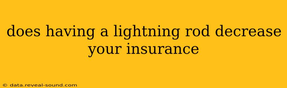 does having a lightning rod decrease your insurance