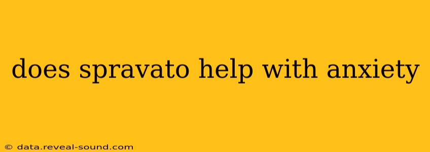 does spravato help with anxiety