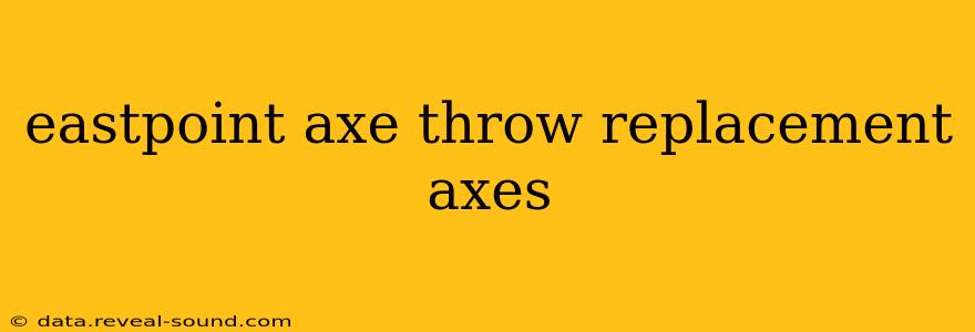 eastpoint axe throw replacement axes
