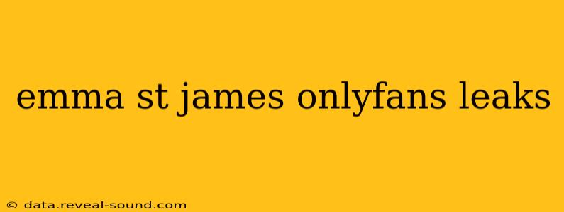 emma st james onlyfans leaks