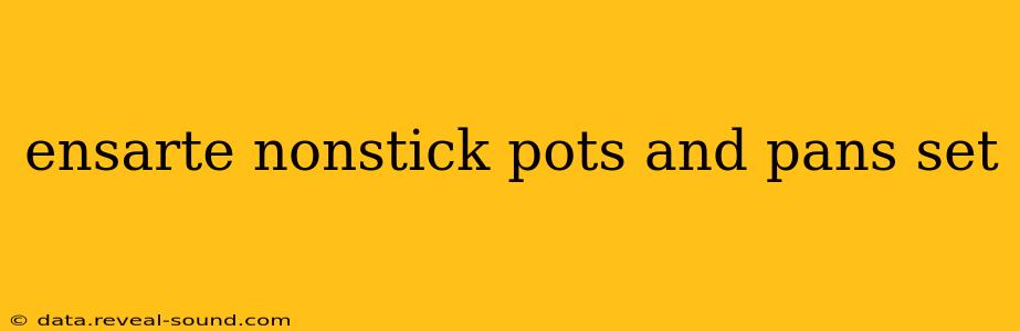 ensarte nonstick pots and pans set