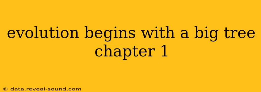 evolution begins with a big tree chapter 1