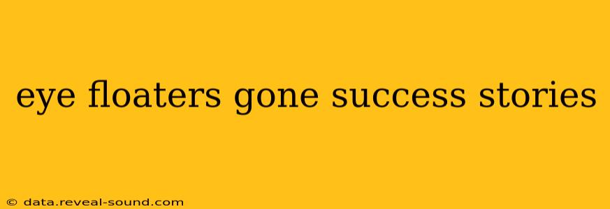 eye floaters gone success stories