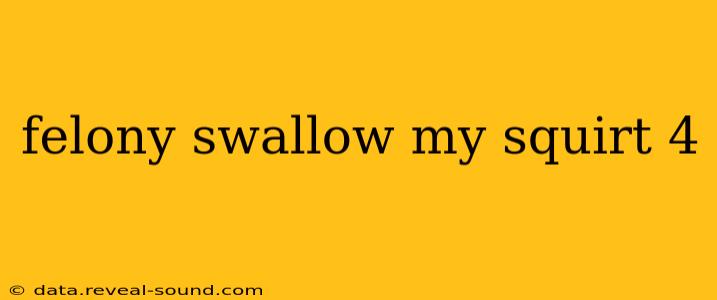 felony swallow my squirt 4