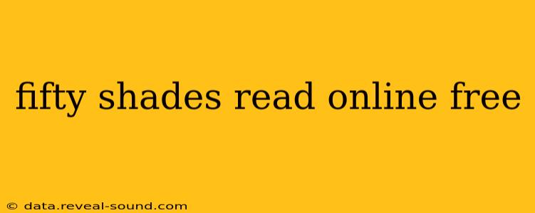 fifty shades read online free