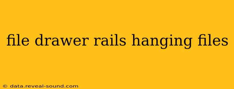 file drawer rails hanging files