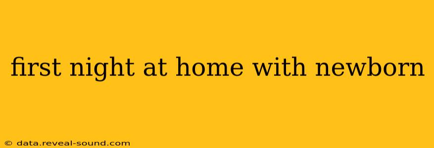 first night at home with newborn