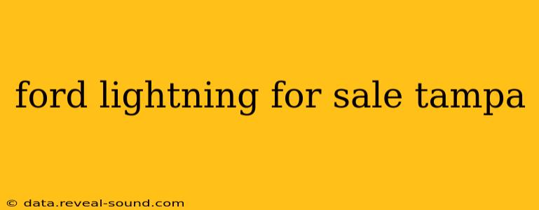 ford lightning for sale tampa