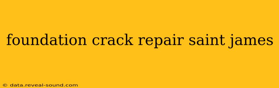 foundation crack repair saint james