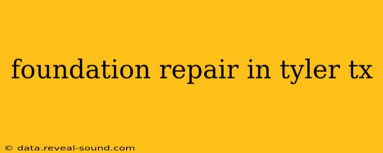 foundation repair in tyler tx