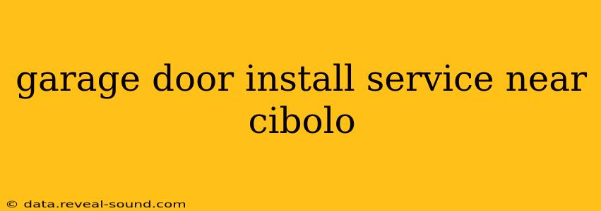 garage door install service near cibolo