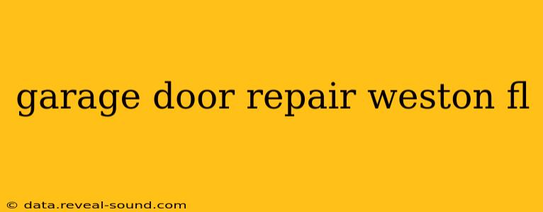 garage door repair weston fl