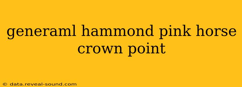 generaml hammond pink horse crown point