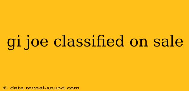 gi joe classified on sale