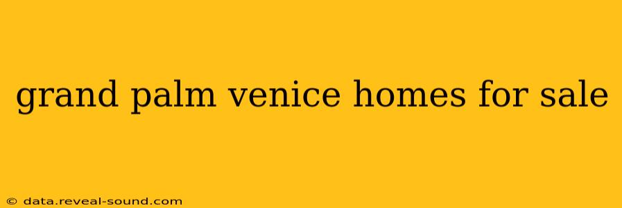 grand palm venice homes for sale