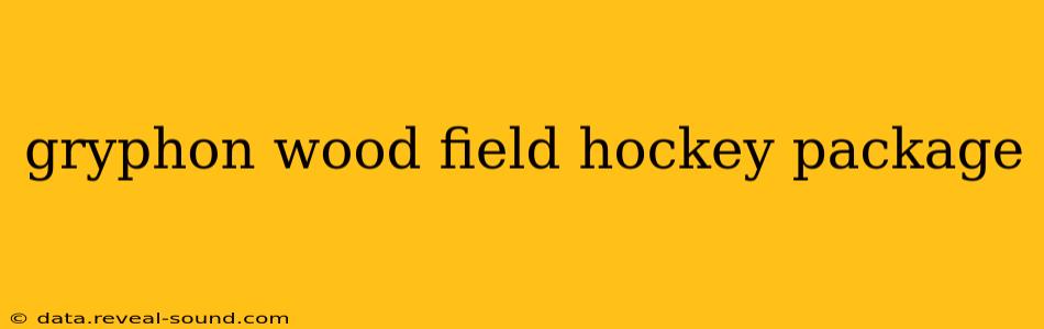 gryphon wood field hockey package