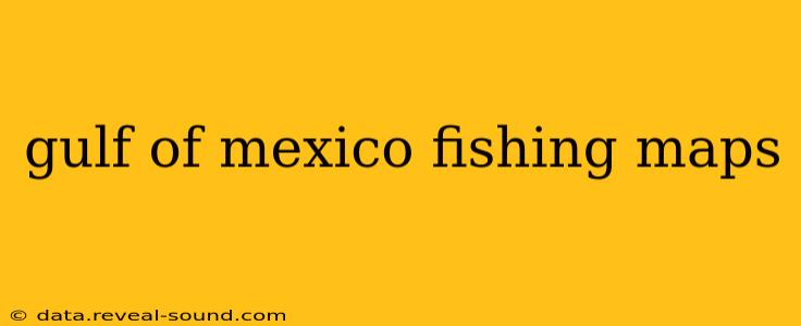 gulf of mexico fishing maps