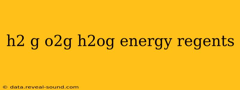 h2 g o2g h2og energy regents