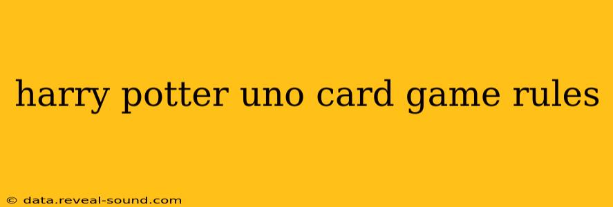 harry potter uno card game rules