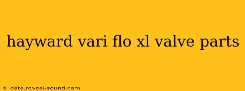 hayward vari flo xl valve parts