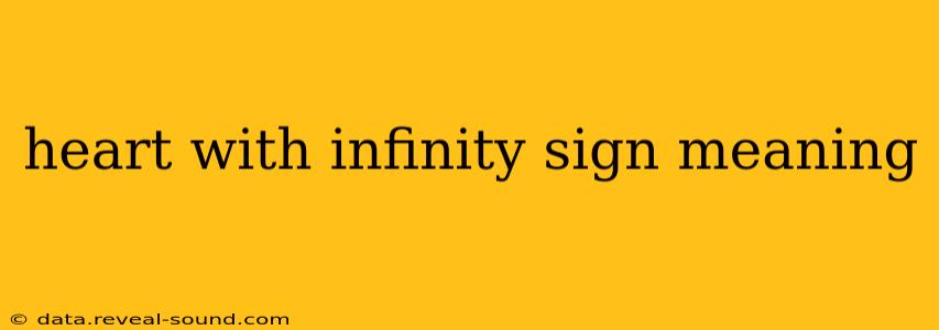 heart with infinity sign meaning