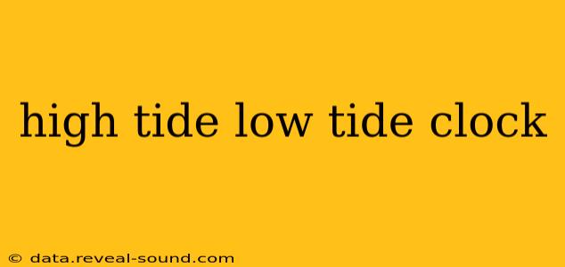 high tide low tide clock