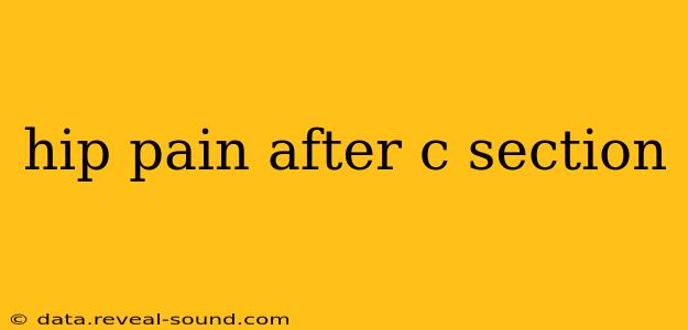 hip pain after c section
