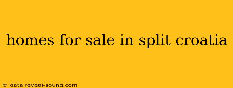 homes for sale in split croatia