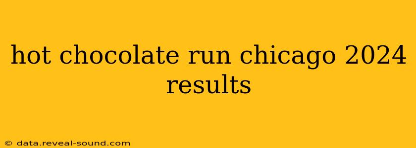 hot chocolate run chicago 2024 results