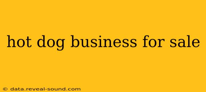 hot dog business for sale