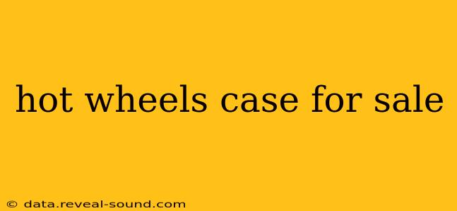 hot wheels case for sale