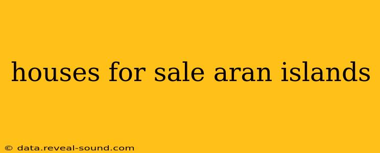 houses for sale aran islands
