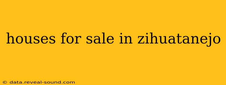 houses for sale in zihuatanejo