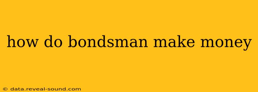 how do bondsman make money