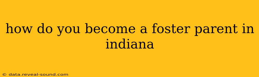 how do you become a foster parent in indiana
