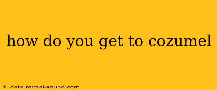 how do you get to cozumel