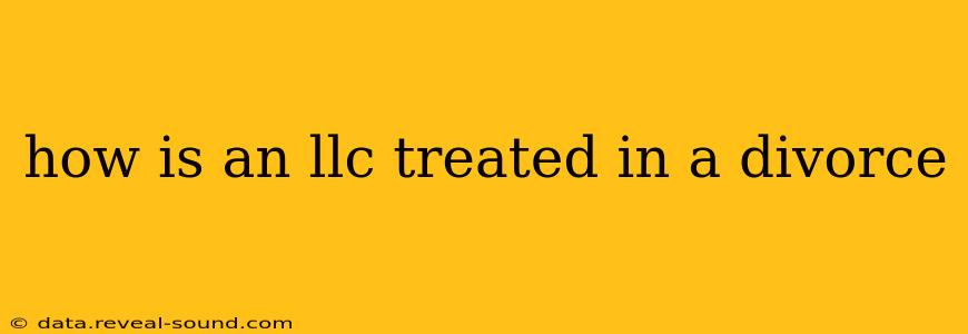 how is an llc treated in a divorce