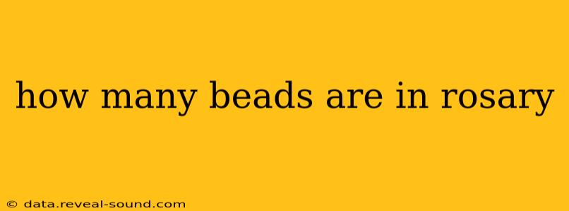 how many beads are in rosary