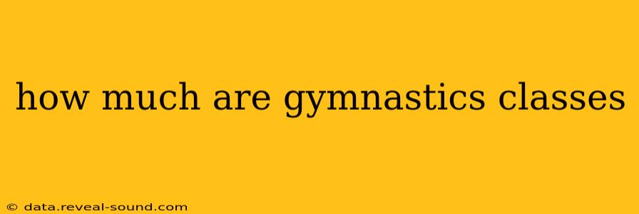how much are gymnastics classes