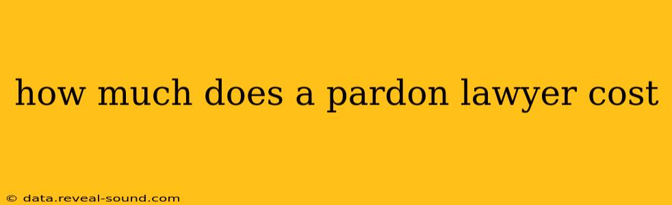 how much does a pardon lawyer cost