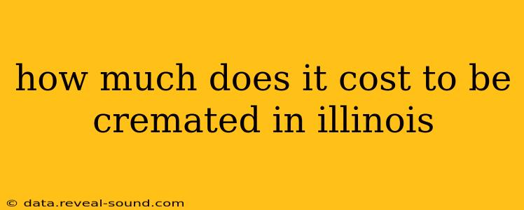how much does it cost to be cremated in illinois